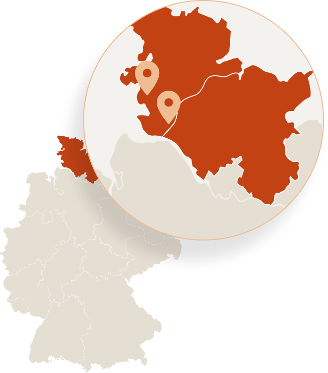 Karte: Standorte in Schleswig-Holstein